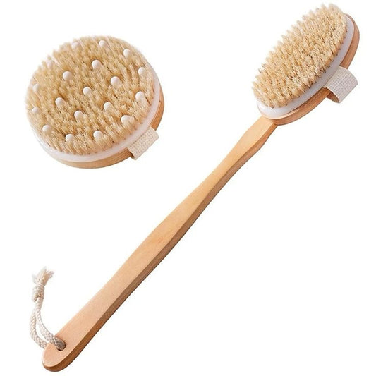 Luxury Wooden Body Brush Set